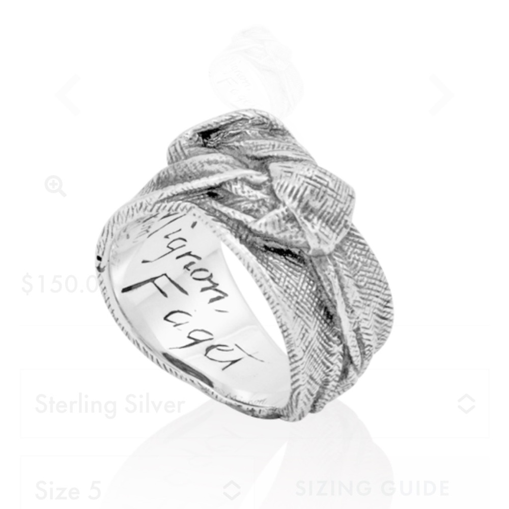 Elegant Silver Ring by Mignon Faget